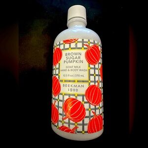 Brand New Beekman 1802  Brown Sugar Pumpkin goat milk hand & body wash.